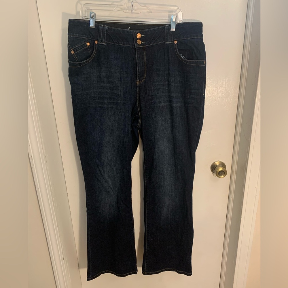 Lane Bryant T3 size 18 Dark Indigo bootcut Jeans